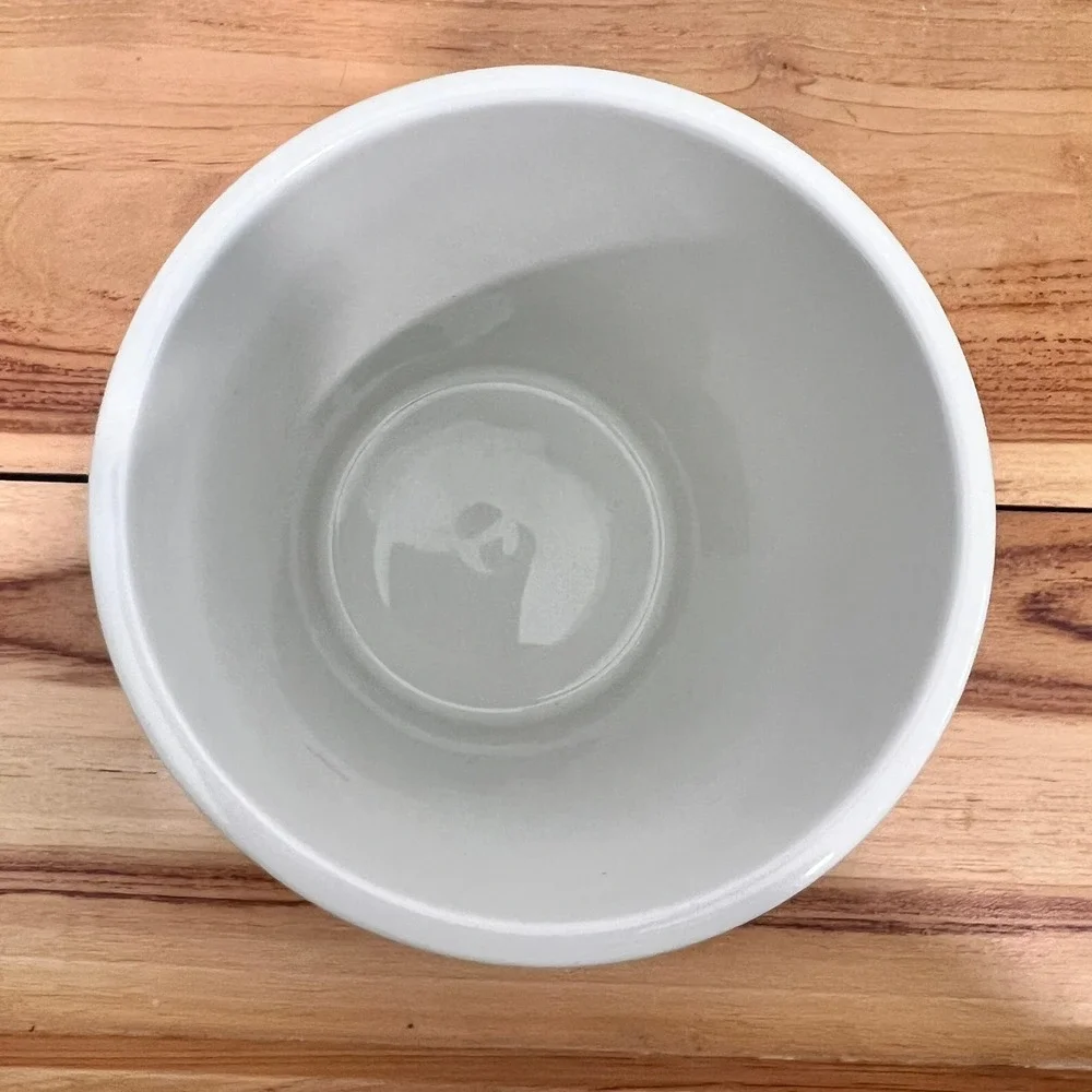 Pomona Portmeirion Utensil‎ Storage Jar Vase White Teinton Squash Pear 6.5in